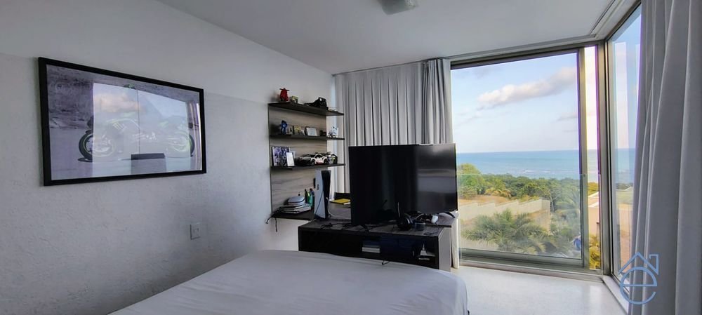 Casa alto padrão, vista mar espetacular, 1105,28m2, Condomínio Horizonte Fênix - Foto 17